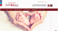 Desktop Screenshot of information-on-surrogacy.com